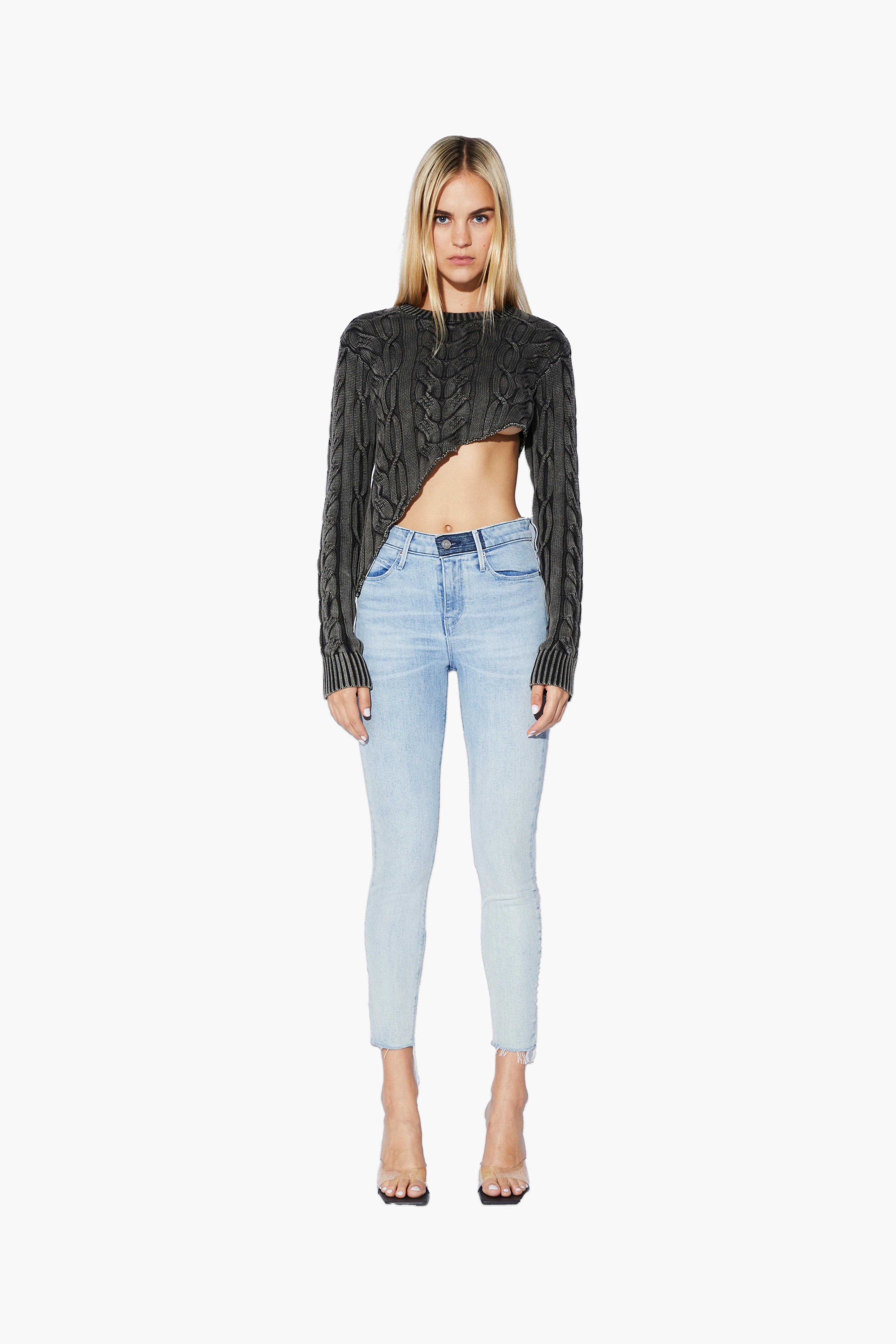 LILLIAN SWEATER | BLACKKnit Fitted