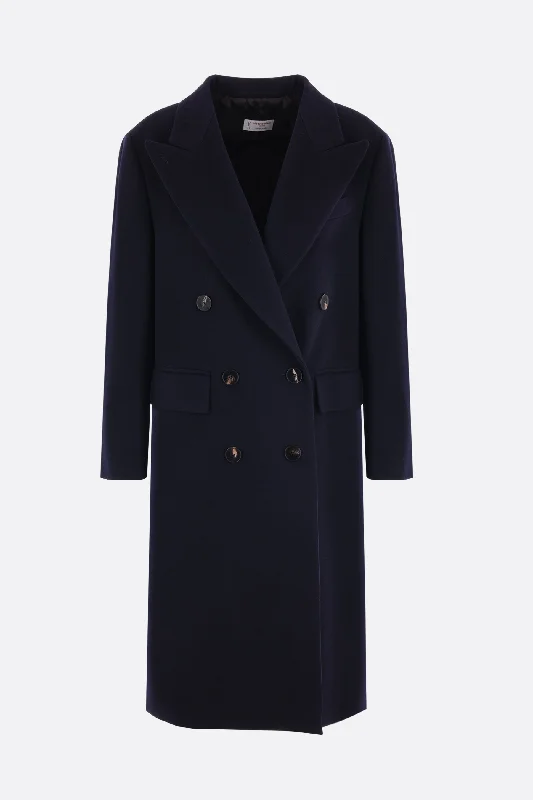 double-breasted wool coat