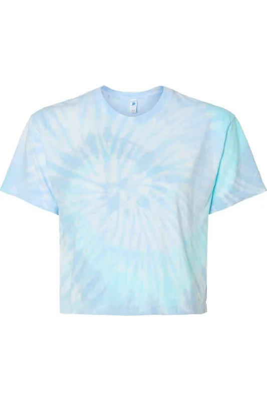 Colortone Women´s Tie-Dyed Crop T-Shirt