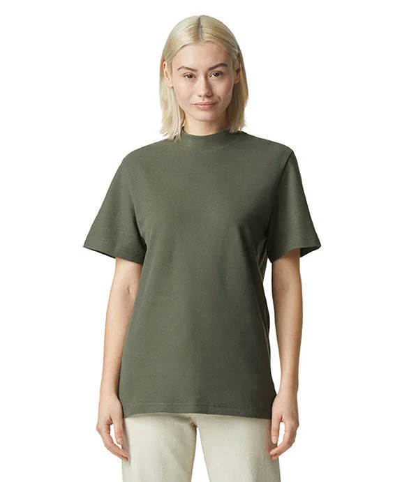 Punk Sweatshirts1PQ - American Apparel Unisex Mockneck Pique T-Shirt | Lieutenant